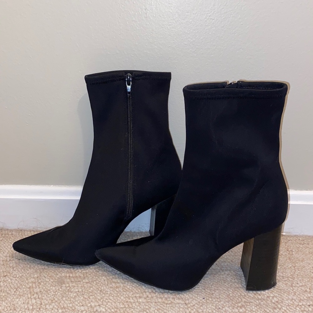 Jeffrey Campbell Black High Heel Booties